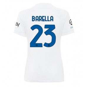 Inter Milan Nicolo Barella #23 Gostujuci Dres za Ženska 2023-24 Kratak Rukavima